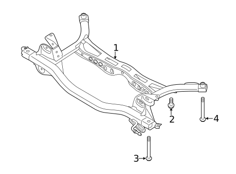 Suspension Mounting for 2017 Audi A3 Sportback e-tron #2