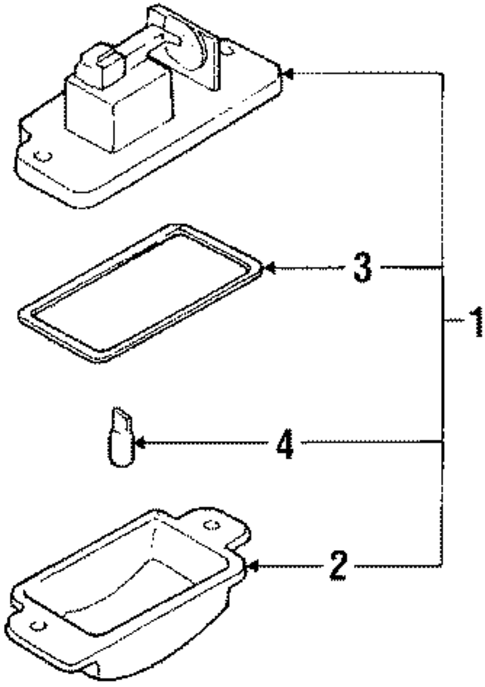 License Lamps for 1993 INFINITI Q45 #0