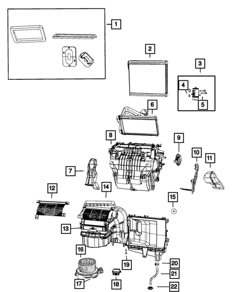 Air Conditioner and Heater Units for 2019 Dodge Journey #2