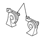 F8RZ13832AB - Electrical: Horn for Ford: Focus | Mercury: Cougar Image