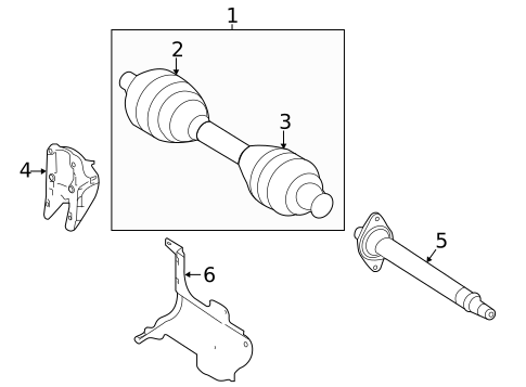 Drive Axles for 2018 INFINITI QX30 #0
