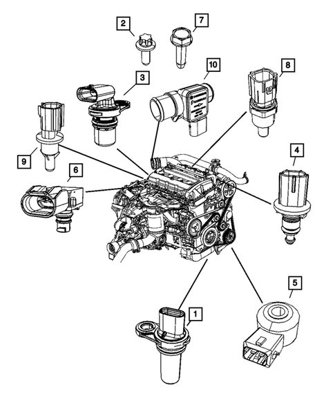 Sensors for 2010 Dodge Journey #6