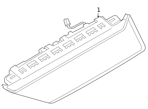 High Mounted Stop Lamp for 2021 BMW M850i xDrive Gran Coupe #0