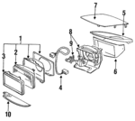 MB835136 - : Door for Mitsubishi: 3000GT Image