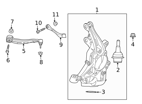 Suspension Components for 2020 Ford Explorer #1