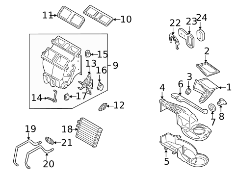 HVAC Case for 2006 Volvo S60 #0