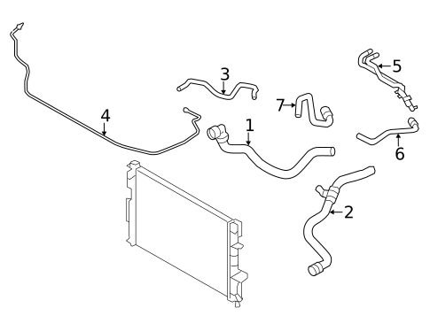 Hoses & Lines for 2015 Volvo V60 Cross Country #0