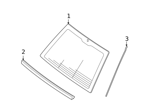 Glass - Lift Gate for 2009 Land Rover Range Rover #0