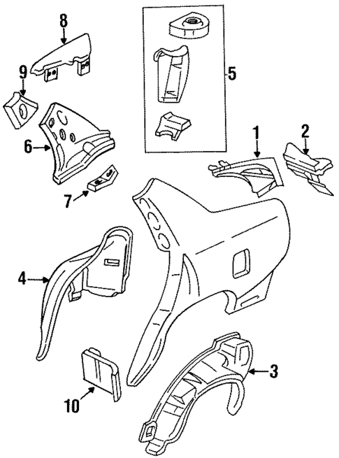 Inner Components for 1993 Buick LeSabre #0