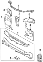 4655390 - Body: Tie Bar for Dodge: Neon Image
