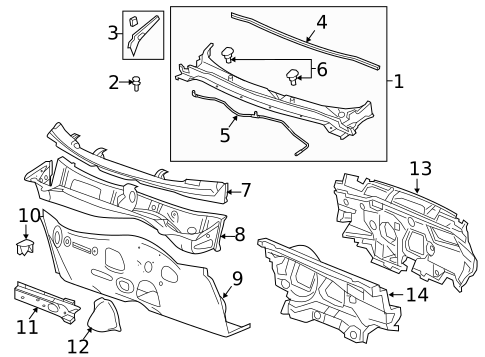 Cowl for 2021 GMC Terrain #0