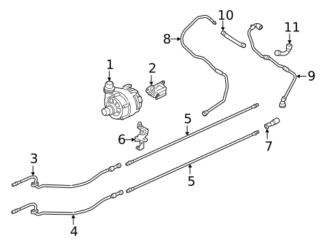 Water Pump for 2014 BMW i3 #2