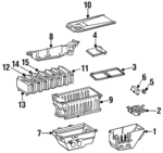 1405400982 - Electrical: Lid for Mercedes-Benz Image