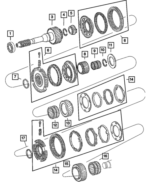 Gear Train for 2005 Dodge Ram 3500 #0