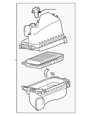 177000T043 - : Air Cleaner Assembly for Toyota Image