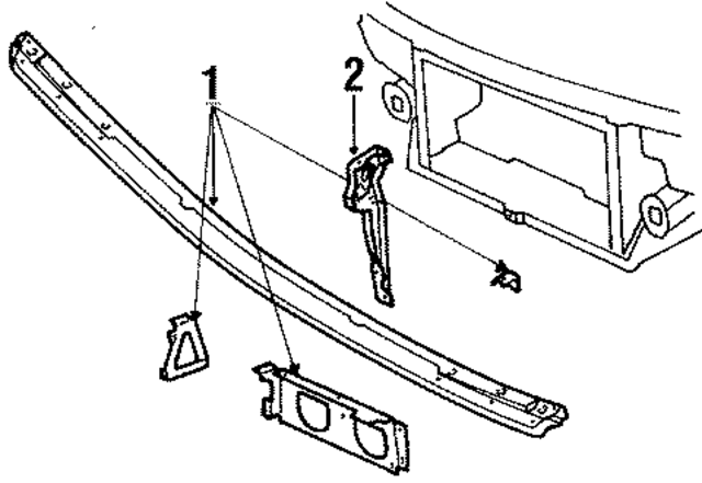 25526361 - Body: Front Panel Support for GM Image
