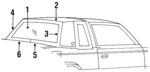 4319631 - Body: Reveal Molding for Dodge: Aries Image