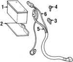 19207824 - : Positive Cable for Cadillac: DeVille, Eldorado, Seville Image