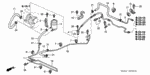 53713SDB315 - Chassis: HOSE COMP, P/S FEED for Honda Image