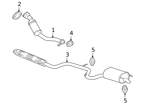 Exhaust Components for 2009 Buick LaCrosse #0