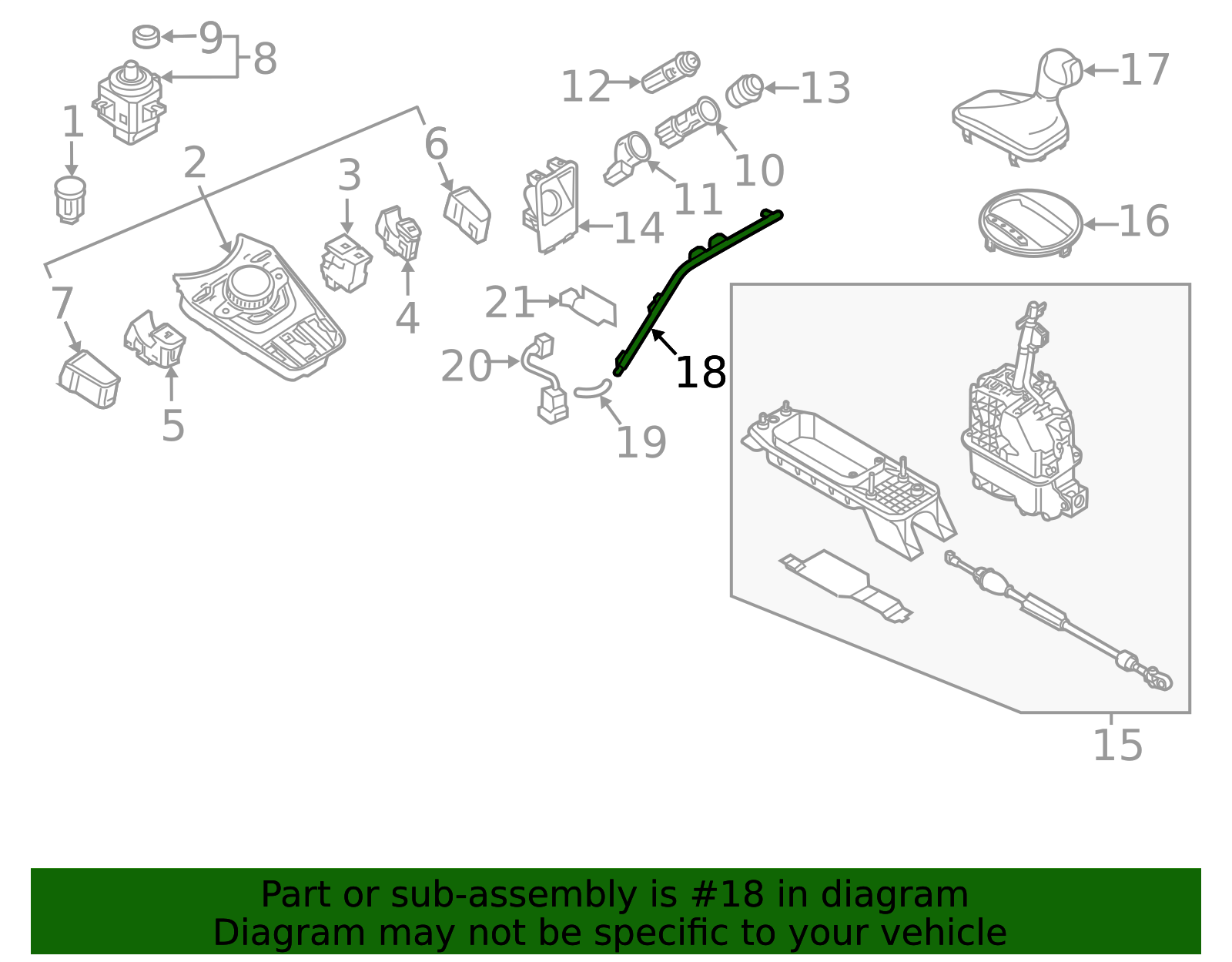2016-2023 Audi Courtesy Light 8S1-947-169 | OEM Parts Online