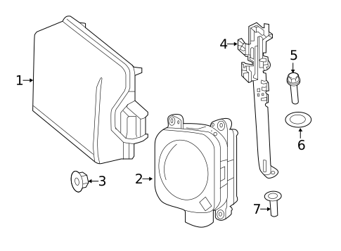 Cruise Control System for 2019 Mercedes-Benz GLE 63 AMG&reg; S #0