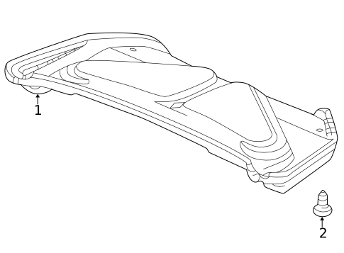 Interior Trim - Trunk for 2003 Acura CL #0