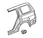 4646S9VA81ZZ - Body: Quarter Panel for Honda: Pilot Image