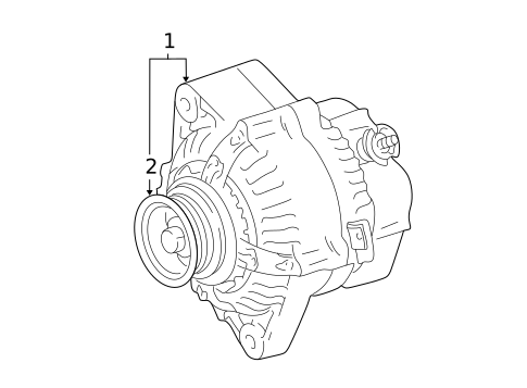 Alternator for 2007 Toyota Solara #1