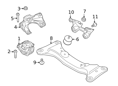 Engine & Trans Mounting for 2016 BMW M235i #0
