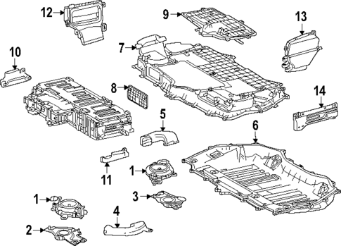 Battery for 2025 Lexus LX700h #1
