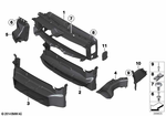 51748057204 - : Air Duct, Brake, Right for BMW: 328i, 328iX, 330iX, 335iX, 340iX Image
