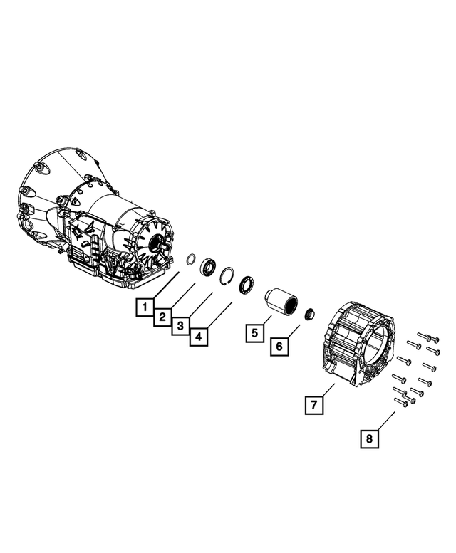 5140845AA - : Transfer Case Adapter for Mopar Image