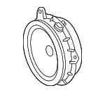 8616076080 - Body: Rear Dr Speaker for Lexus: CT200h Image