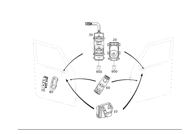 210820901064 - Electrical System: Switch for Mercedes-Benz: CLK430, E420, E430, G55 AMG, G550, G63 AMG Image image