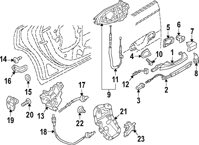 10A837767 - Body: Striker for Audi Image