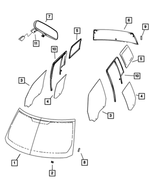 4278662 - Glass: Spacer for Mopar Image