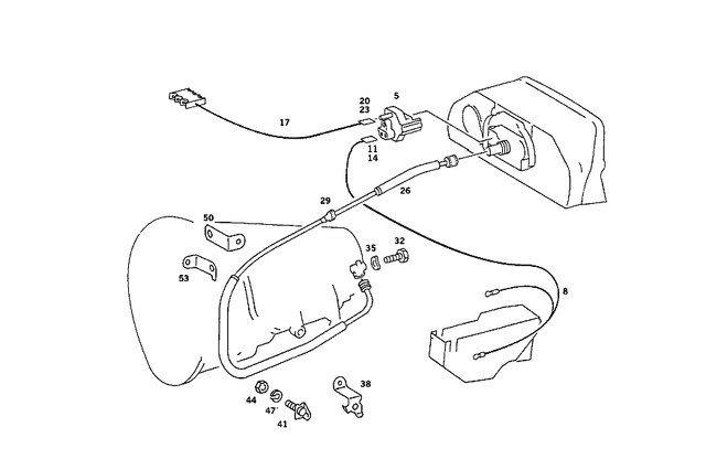 2015400034 - Electrical Equipment and Instruments: Wiring Harness for Mercedes-Benz: 190D, 190E Image image