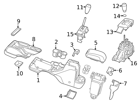 Console for 2018 Jeep Wrangler JK #0