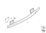 51127157118 - : Carrier, Bumper Rear for BMW Image