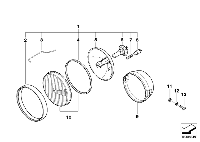63127678154 - : Fillister Head Screw - M8X25 for BMW-Motorrad Image