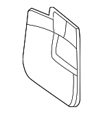 3L7Z16A550AA - Body: Splash Guards, Front for Lincoln: Navigator Image