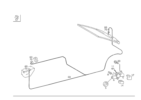 Electric Sliding Roof and Rear Window Roller Blind for 1993 Mercedes-Benz 400E #0