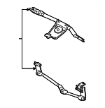 12363332 - Body: Wiper Linkage for Chevrolet: Cavalier | Oldsmobile: Alero | Pontiac: Grand Am, Sunfire Image image