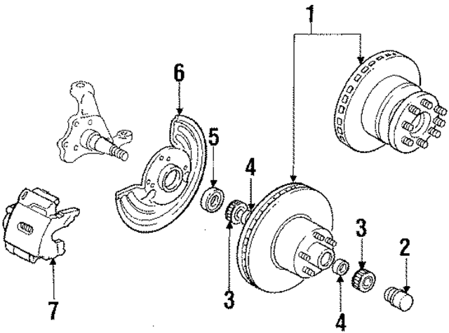 3820186 - Brakes: Hub &amp; Rotor for Mopar Image