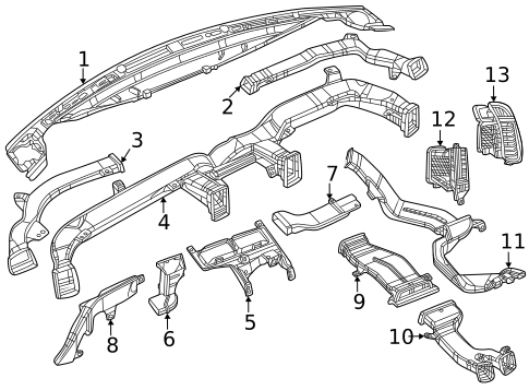 Ducts for 2025 Ram 1500 #0