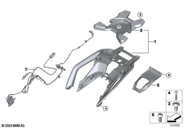 46627107863 - Luggage &amp; Storage: Cover, Topcase Carrier for BMW-Motorrad Image