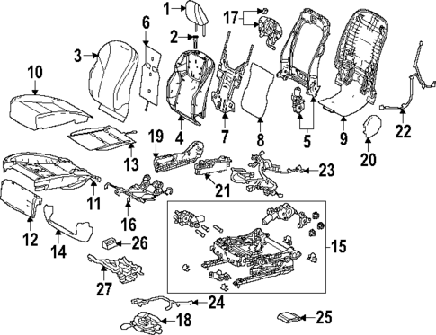 Power Seats for 2024 Lexus RX450h+ #0