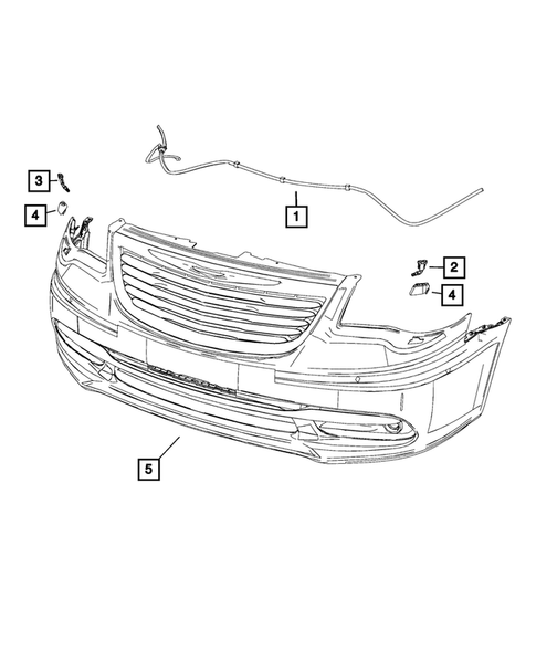 Wiper and Washer System for 2015 Chrysler Town & Country #3
