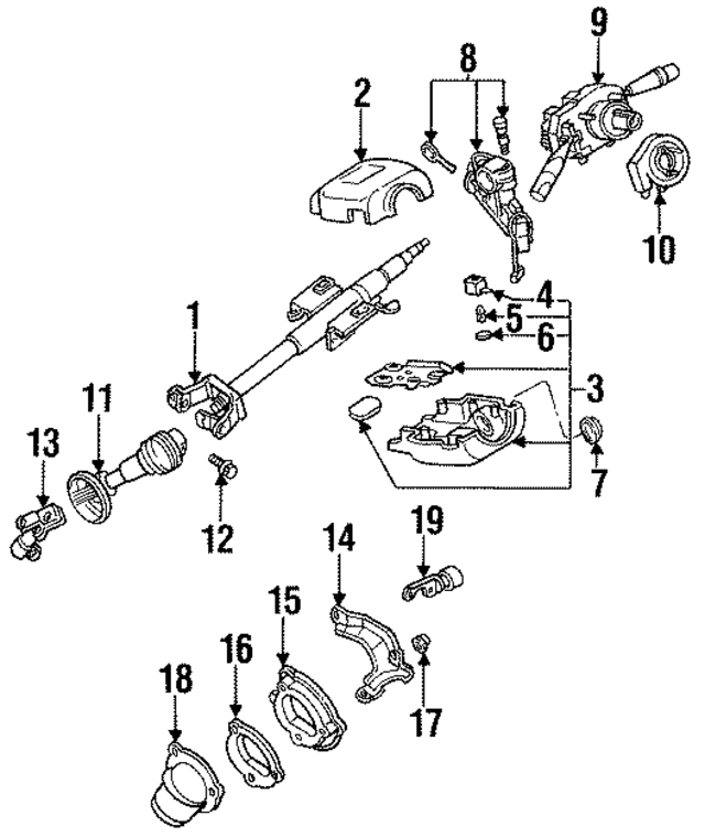 GD1J66120 - : Turn Signal Switch for Mazda Image
